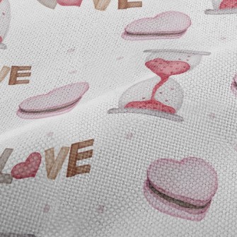 Heart Macaron Hourglass Performance Linen