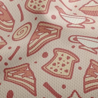 Delicious Breakfast Athletic Mesh Flat Back