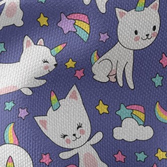 Naughty Unicorn Cat Waterproof Canvas