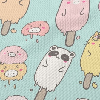Animal Ice Cream Birdseye Piqué
