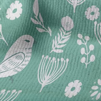 Flowers And Temperamental Bird Terry