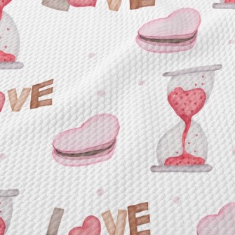 Heart Macaron Hourglass Birdseye Piqué