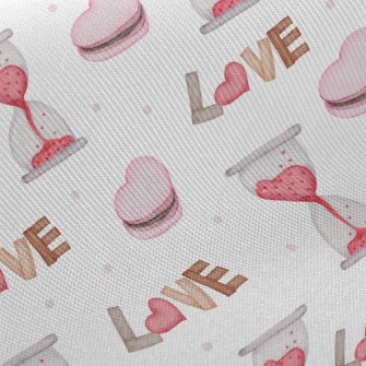 Heart Macaron Hourglass Twill