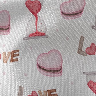 Heart Macaron Hourglass Waterproof Canvas