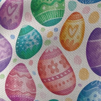 Colorful Easter Eggs Waterproof Canvas