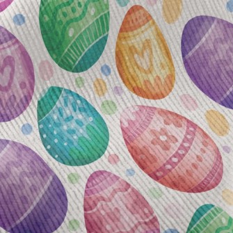 Colorful Easter Eggs Standard Corduroy
