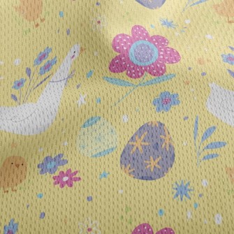 Mother Goose And Chicks Athletic Mesh Flat Back