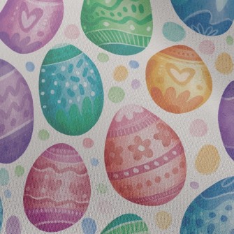 Colorful Easter Eggs Chiffon