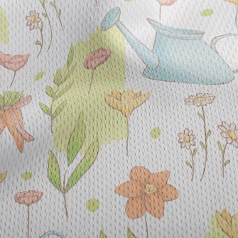 Pastoral Style Athletic Mesh Flat Back