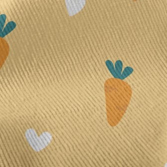 Love Small Carrots Standard Corduroy