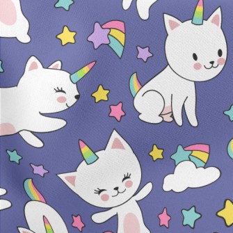 Naughty Unicorn Cat Stretch Ponte