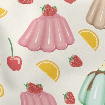 Colorful Fruit Jelly Stretch Ponte