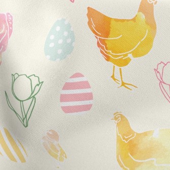 Rubbing Rooster Family Stretch Ponte