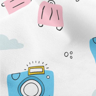 Suitcase Camera Micro Fleece