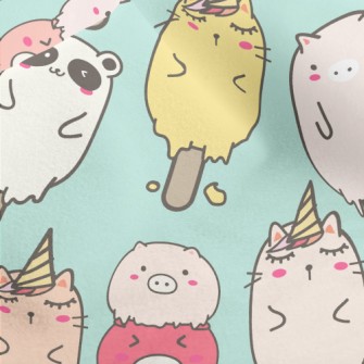 Animal Ice Cream Micro Fleece