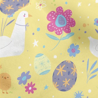 Mother Goose And Chicks Micro Fleece