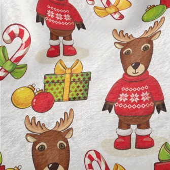 Red Coated Elk Minky