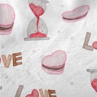 Heart Macaron Hourglass Minky