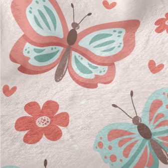 Beautiful And Generous Butterf Minky