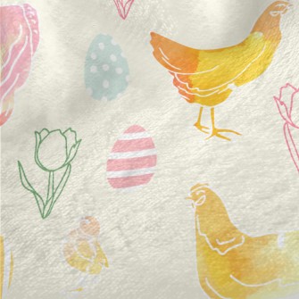 Rubbing Rooster Family Minky