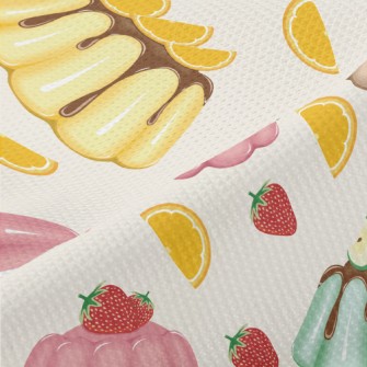 Colorful Fruit Jelly Piqué