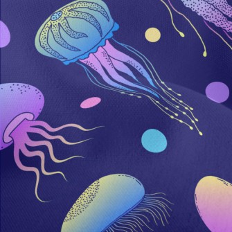 Psychedelic Gradient Jellyfish Lightweight Performance Linen