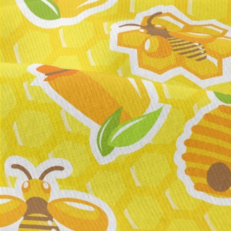Bees Working Hard To Collect H Modern Jersey