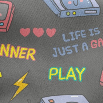 Retro Video Games Jersey Backed Fleece