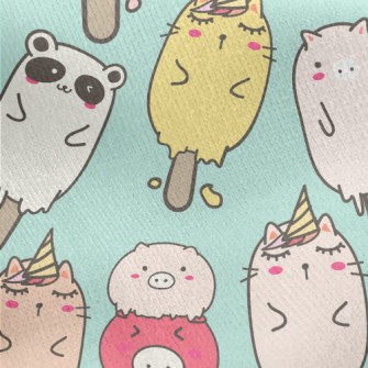 Animal Ice Cream Jersey Backed Fleece