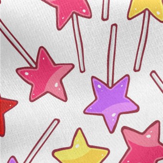 Magic Star Candy Jersey Backed Fleece