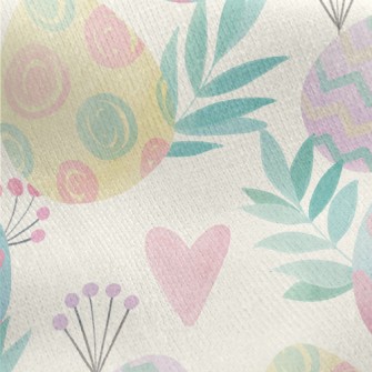Fantasy Easter Eggs Jersey Backed Fleece