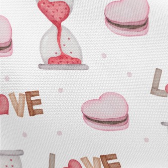 Heart Macaron Hourglass Pongee