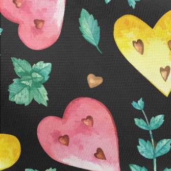 Gradient Emoticon Heart Pongee