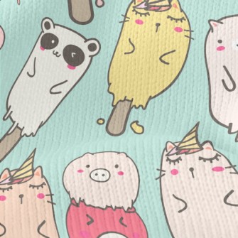 Animal Ice Cream Stretch Jersey