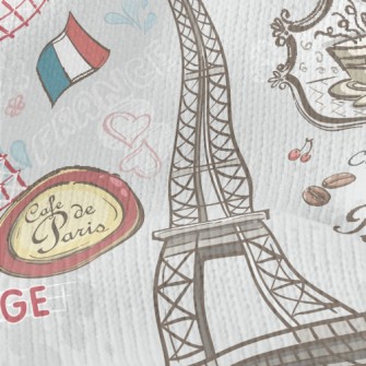 Eiffel Tower, Paris, France Stretch Jersey