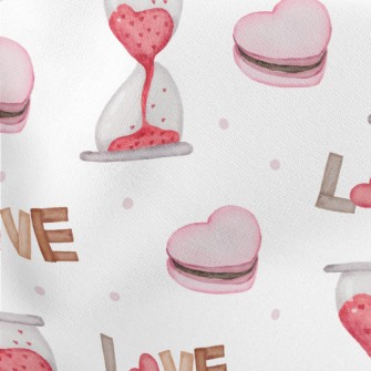 Heart Macaron Hourglass Lightweight Cotton Poplin