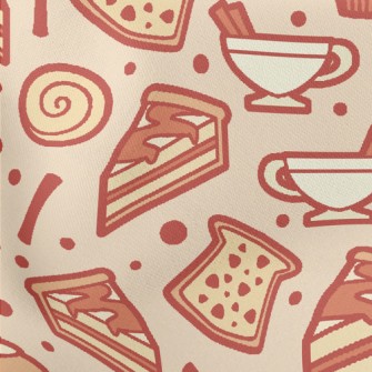 Delicious Breakfast Lightweight Cotton Poplin