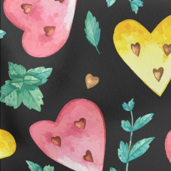 Gradient Emoticon Heart Lightweight Cotton Poplin