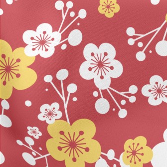 Pure Plum Blossom Lightweight Cotton Poplin