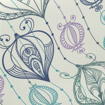 Water Drop Decoration Midweight Cotton Poplin