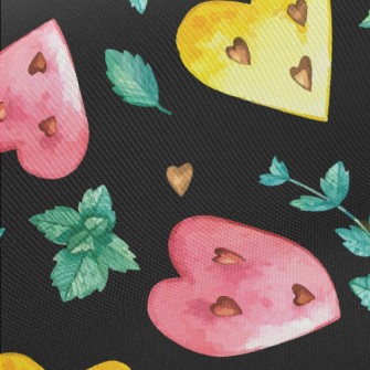 Gradient Emoticon Heart Midweight Cotton Poplin