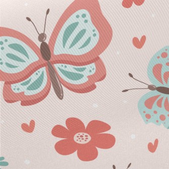 Beautiful And Generous Butterf Midweight Cotton Poplin