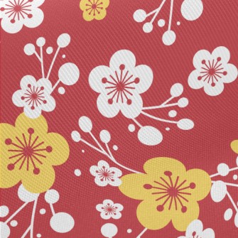 Pure Plum Blossom Midweight Cotton Poplin