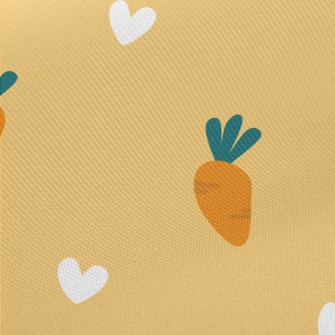 Love Small Carrots Midweight Cotton Poplin