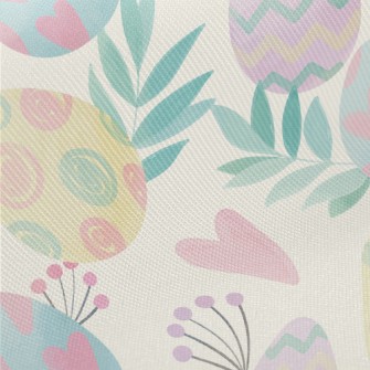Fantasy Easter Eggs Midweight Cotton Poplin