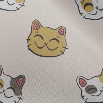 Curved Eyes Cat Chiffon