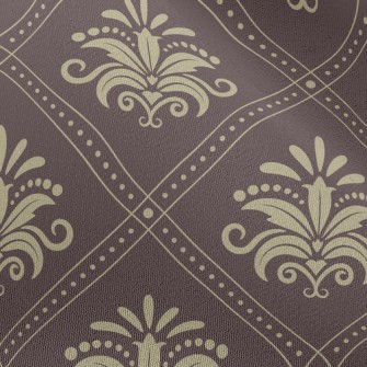 Classical Floral Satin Chiffon