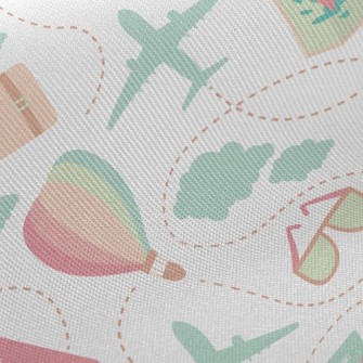 Travel Around The World Twill