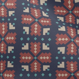 Square Arrow Splicing Chiffon