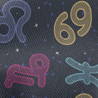 Fluorescent Horoscope Symbol Standard Corduroy